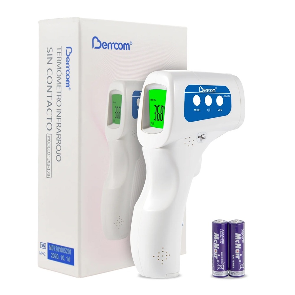 Berrcom NIB Non Contact Infrared Forehead Thermometer for Adults and Children